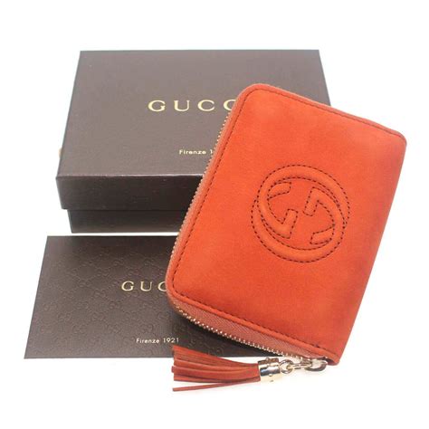 gucci orange wallet|Gucci wallet female.